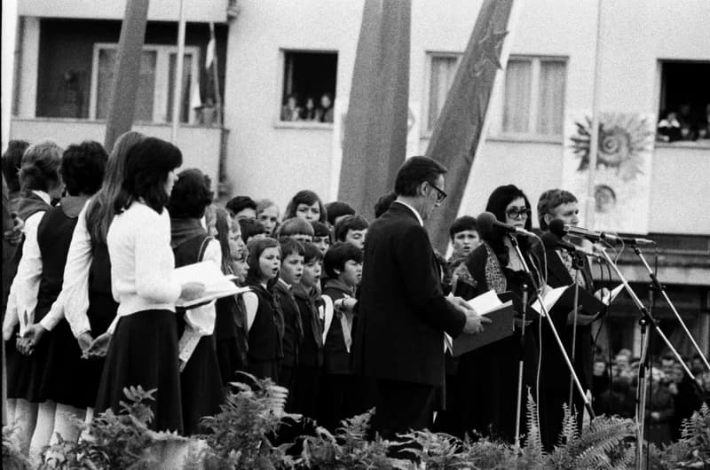 Emlékmű átadás Lovćenacon