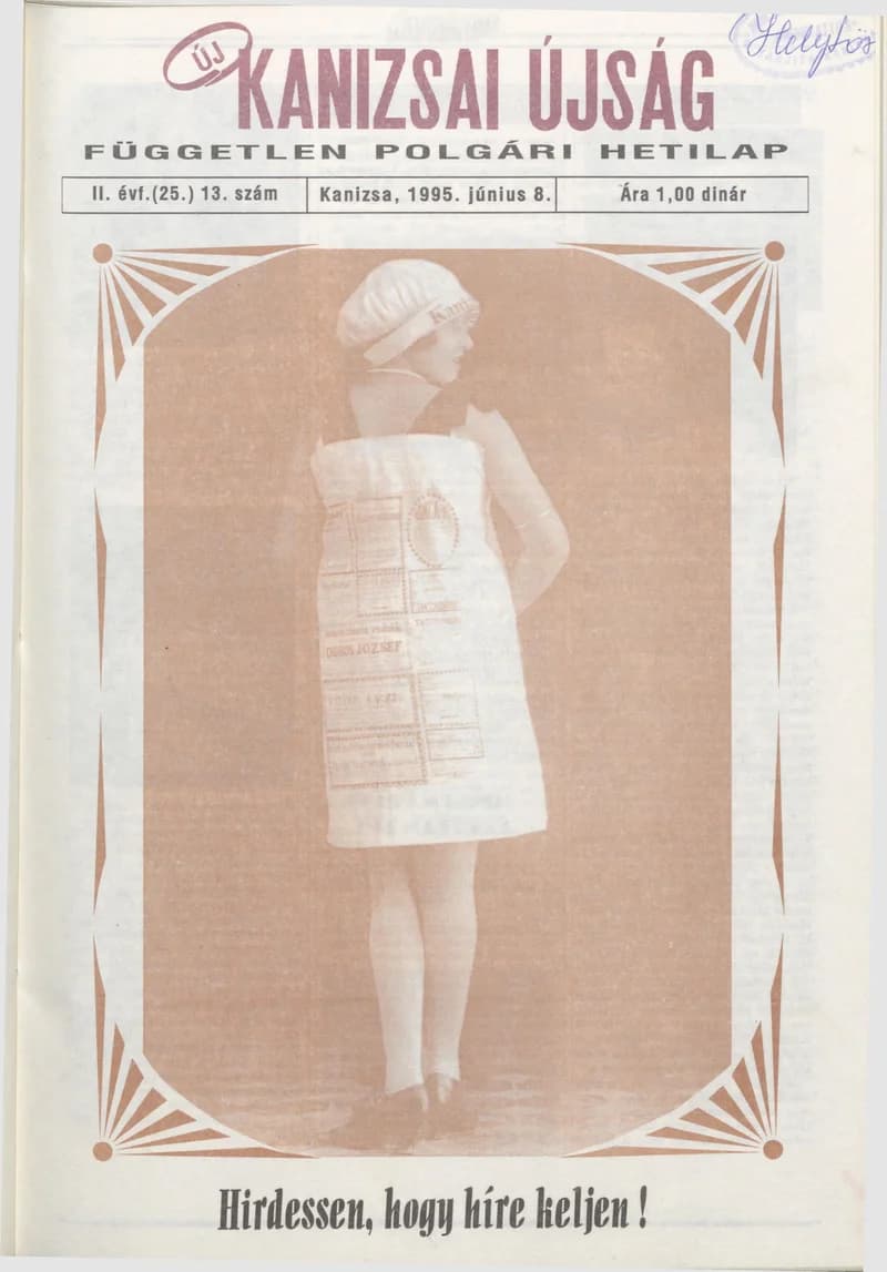 Új Kanizsai Újság, 2. évf. 1995. június 8. 13. sz.