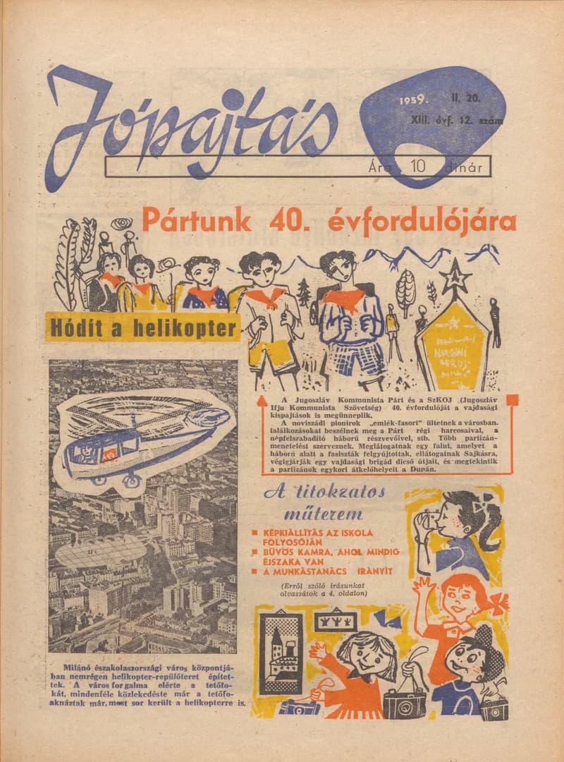 Jó Pajtás, 13. évf. 1959. február 20. 4. sz.