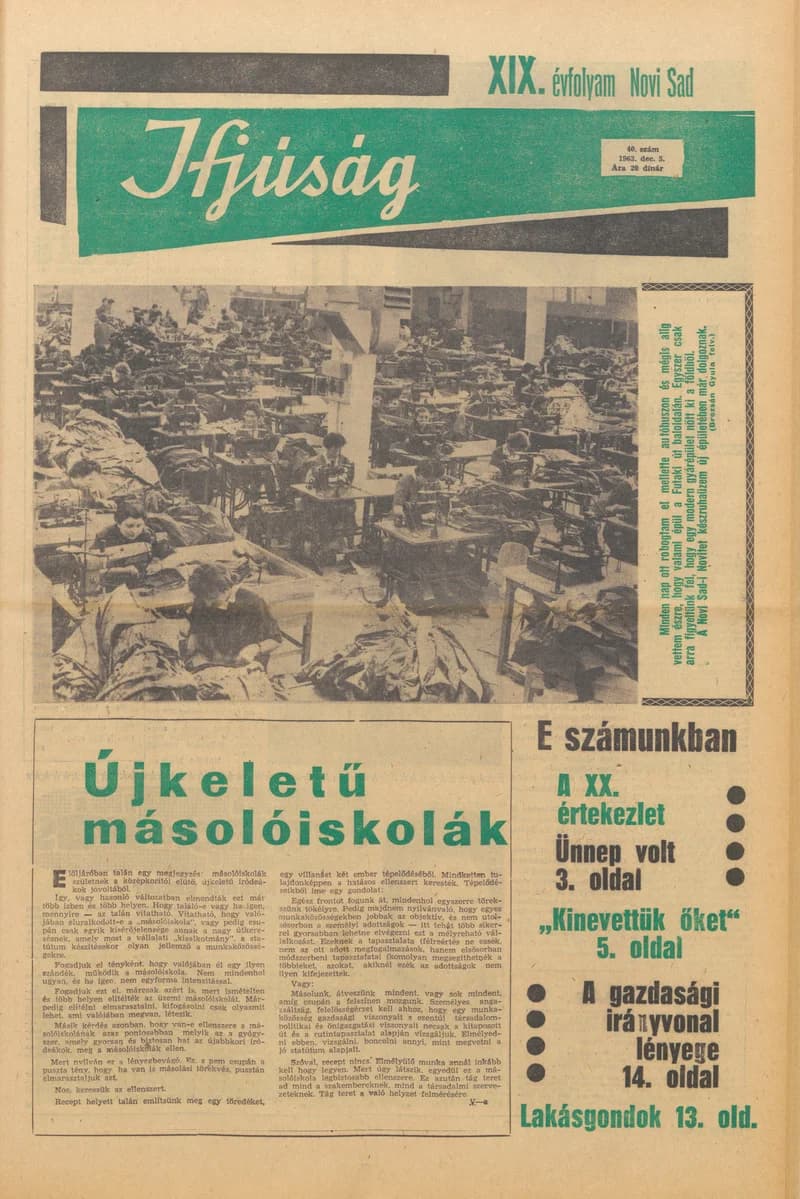 Ifjúság, 19. évf. 1963. december 5. 40. sz.