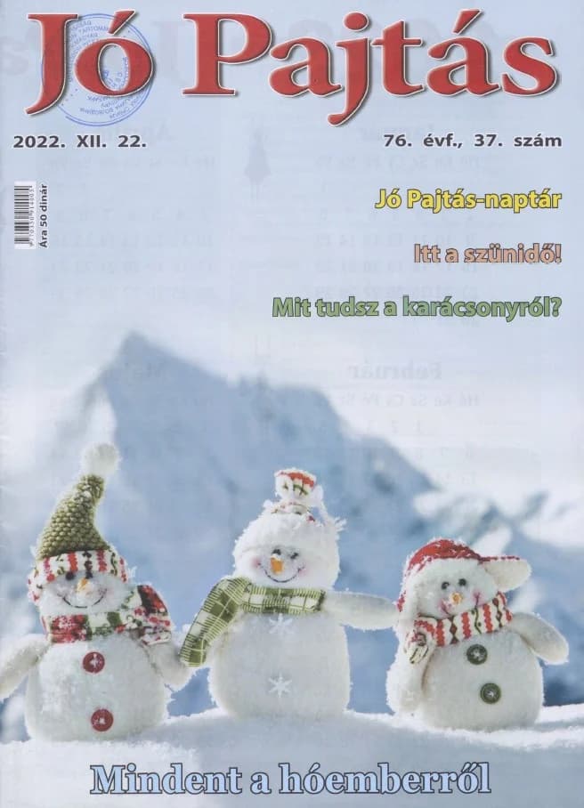Jó Pajtás, 76. évf. 2022. december 22. 37. sz.