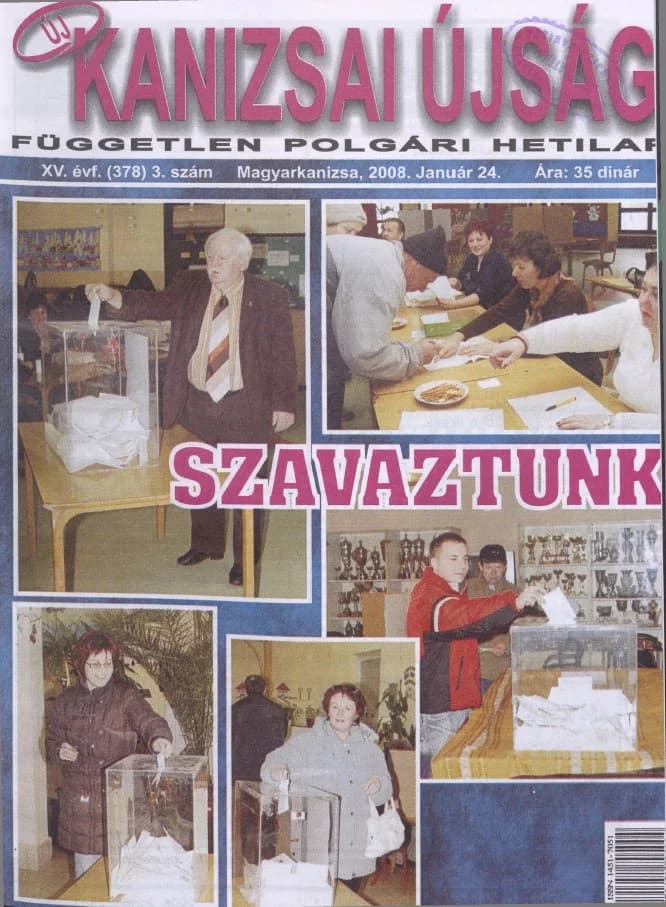 Új Kanizsai Újság, 15. évf. 2008. január 24. 3. sz.