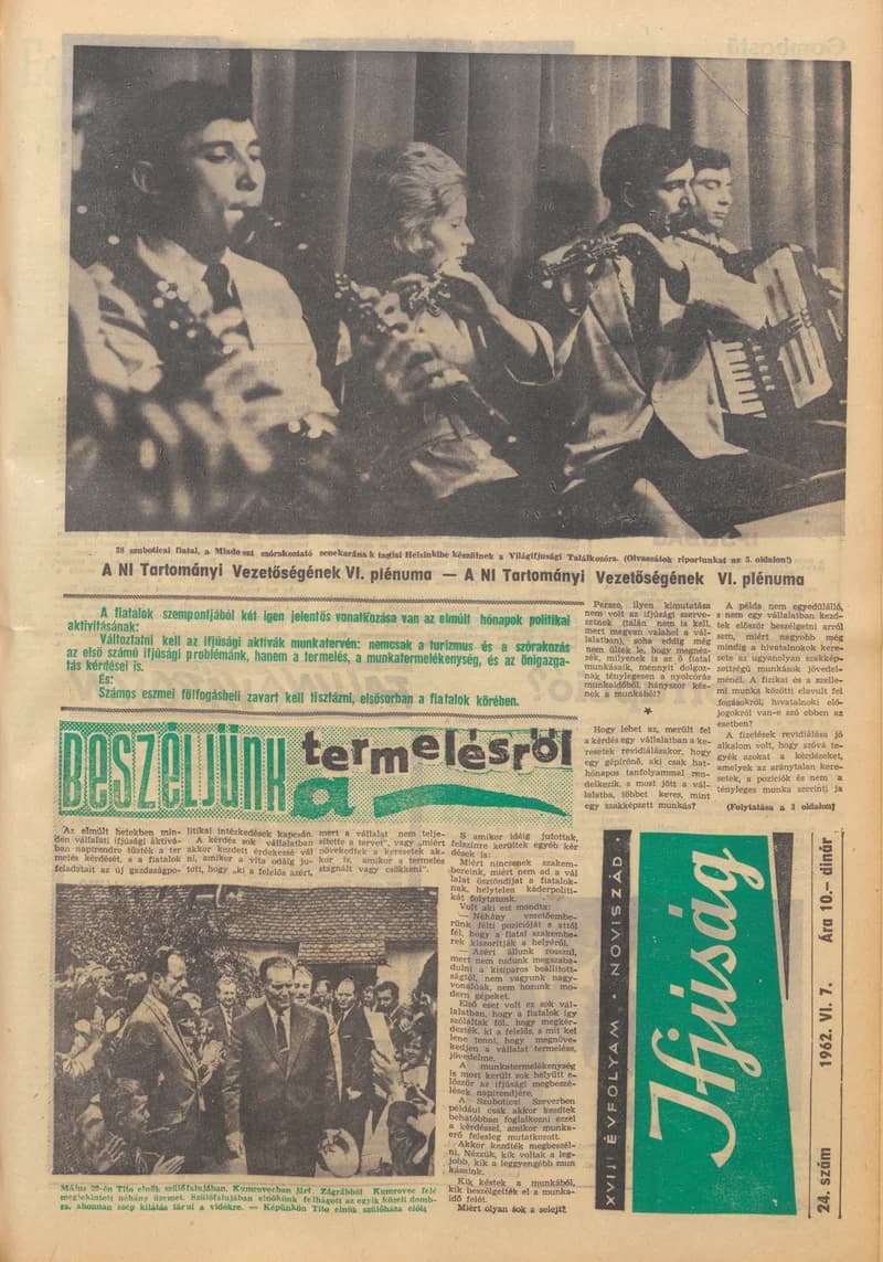 Ifjúság, 18. évf. 1962. június 7. 24. sz.