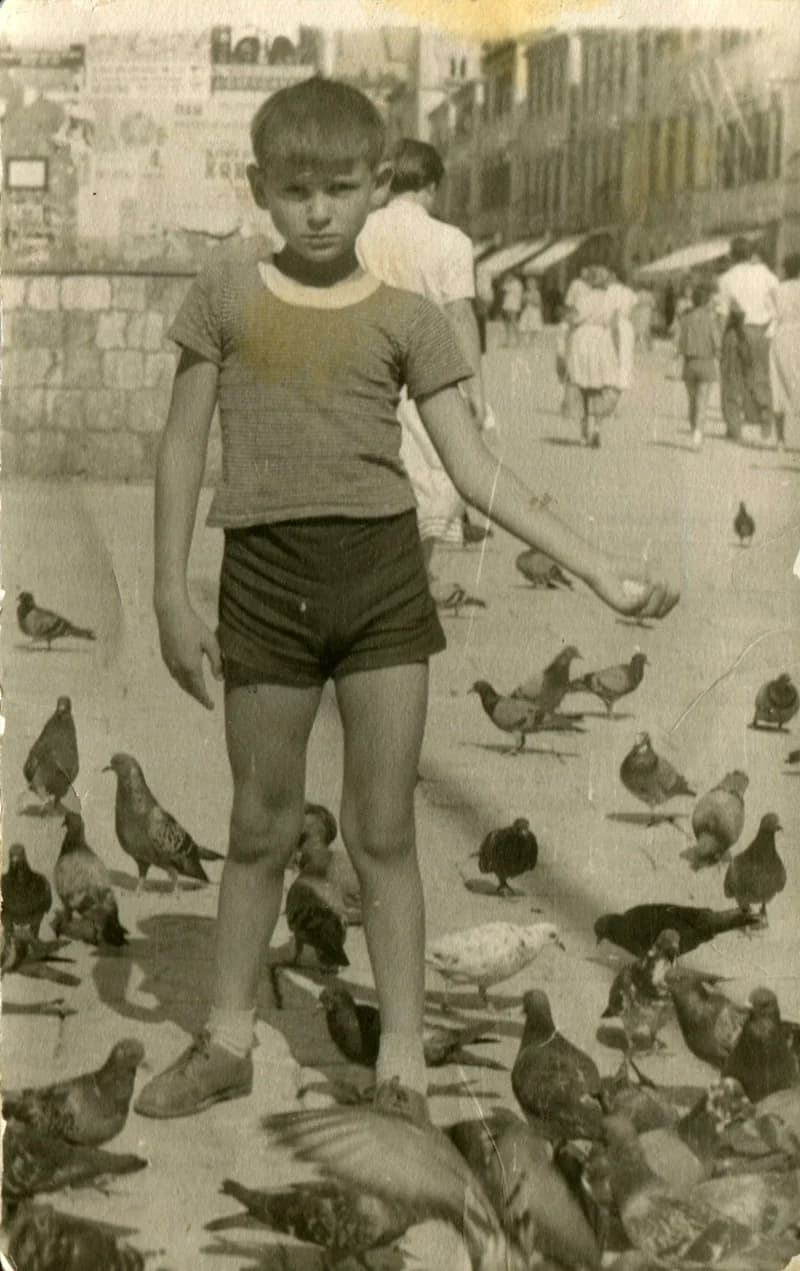 Benes Laci a dubroniki főtéren