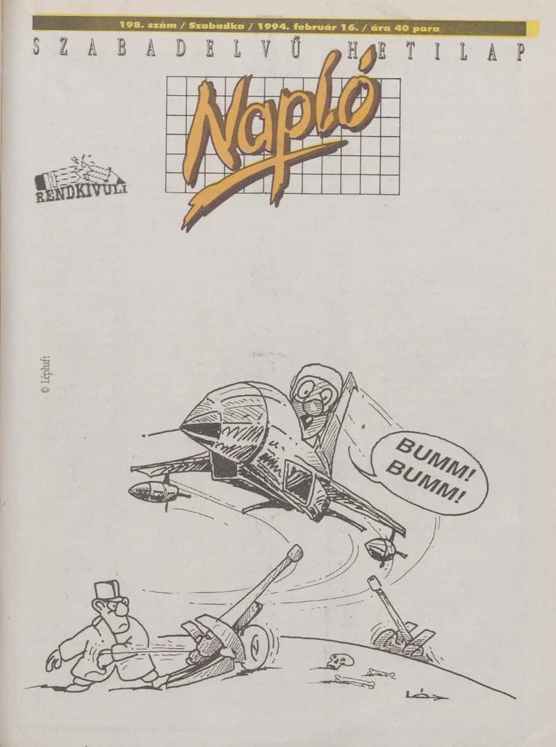 Napló - Szabadelvű hetilap, 5. évf. 1994. február 16. 198. sz.