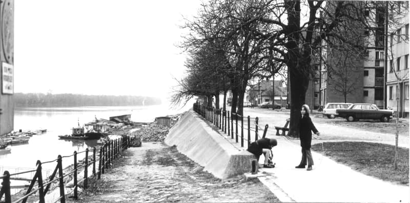 A zentai Tisza-parti sétány