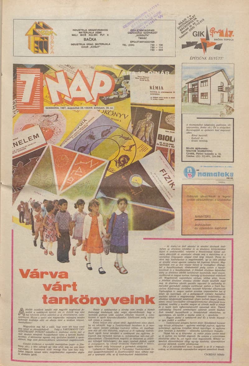 7 Nap, 36. évf. 1981. augusztus 28. 35. sz. 1–16. oldal