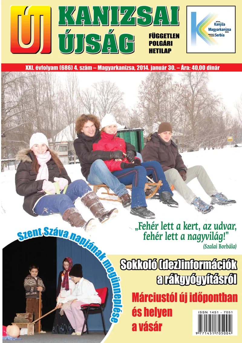 Új Kanizsai Újság, 21. évf. 2014. január 30. 4. sz.