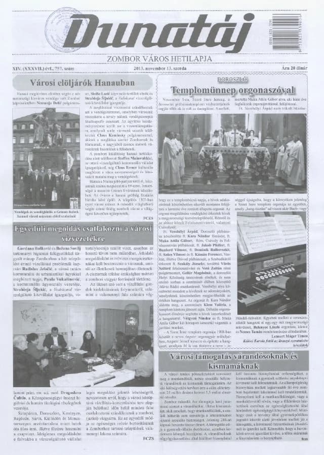 Dunatáj, 15. évf. 2013. november 13. 757. sz.
