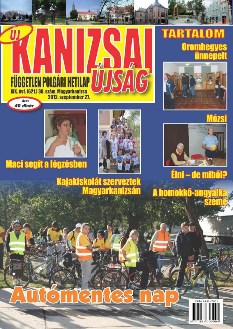Új Kanizsai Újság, 19. évf. 2012. szeptember 27. 38. sz.