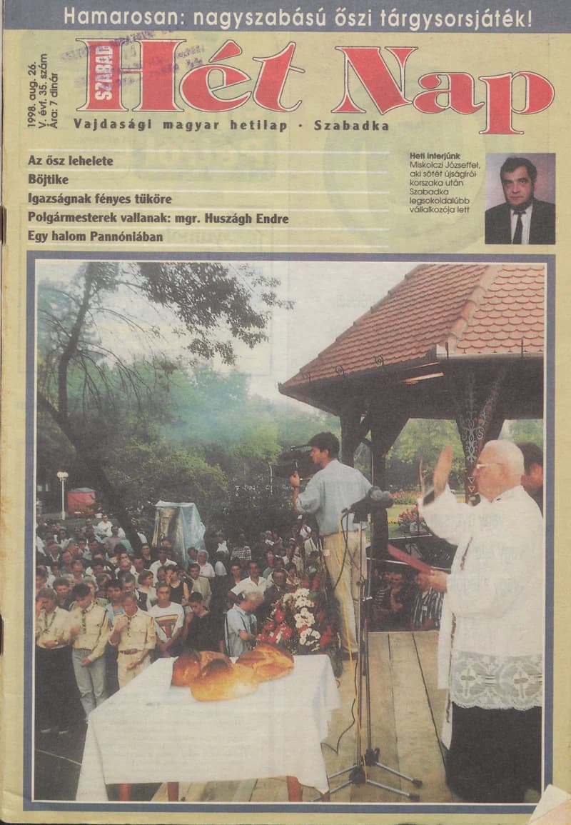 Szabad Hét Nap, 5. évf. 1998. augusztus 26. 35. sz.