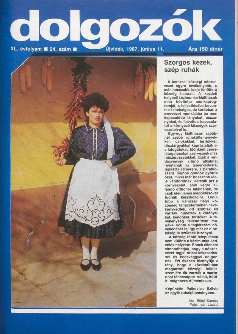 Dolgozók, 41. évf. 1987. június 11. 24. sz.