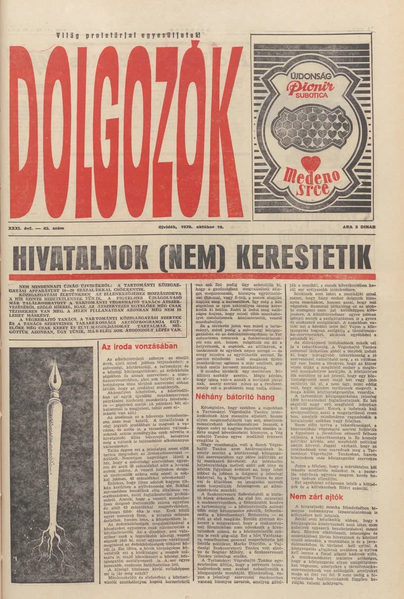 Dolgozók, 32. évf. 1978. október 20. 42. sz.