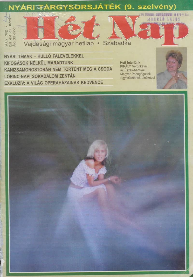 7 Nap, 57. évf. 2002. augusztus 7. 31. sz.