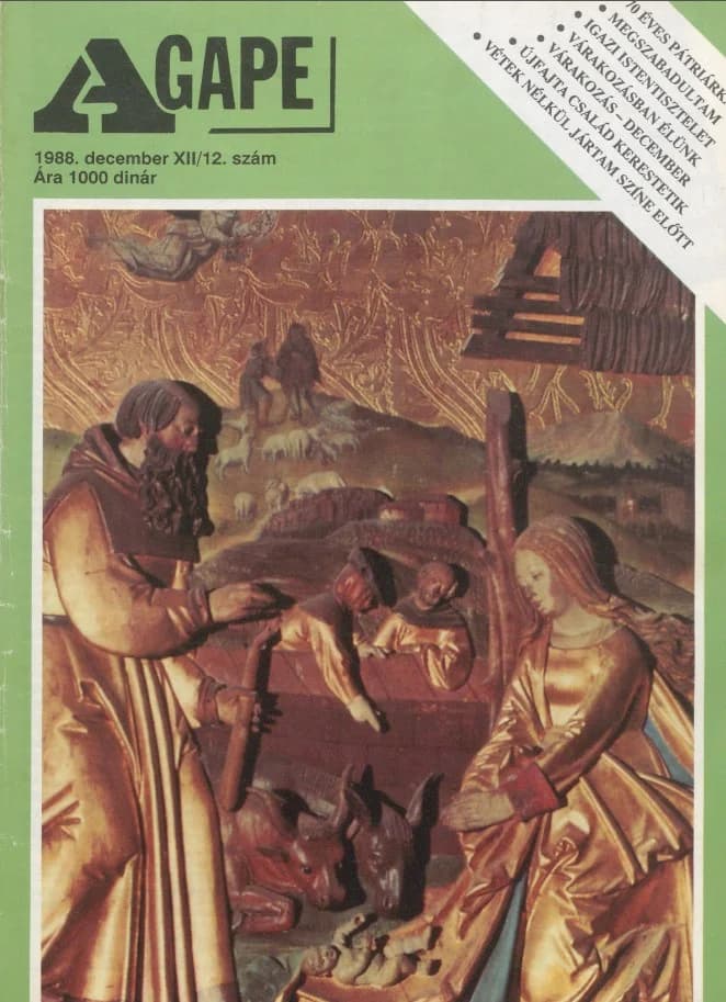 Agape, 12. évf. 1988. december 30. 12. sz.