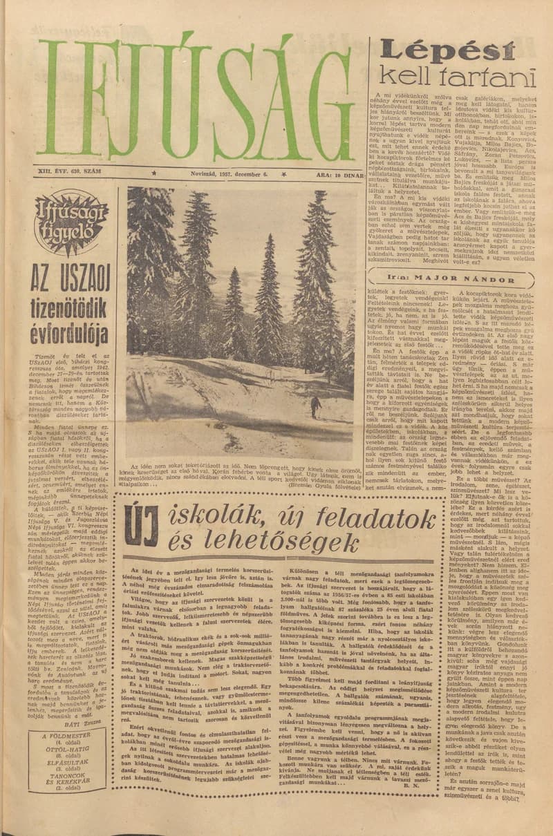 Ifjúság, 13. évf. 1957. december 6. 631. sz.