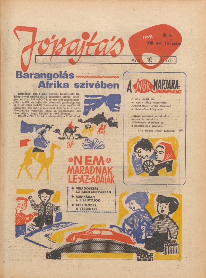 Jó Pajtás, 13. évf. 1959. március 6. 5. sz.
