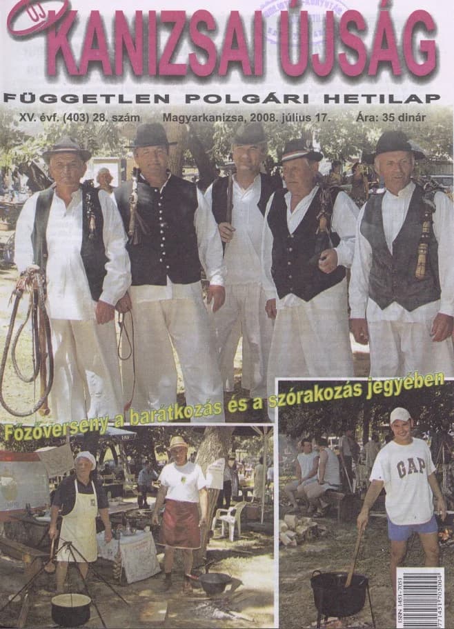 Új Kanizsai Újság, 15. évf. 2008. július 17. 28. sz.