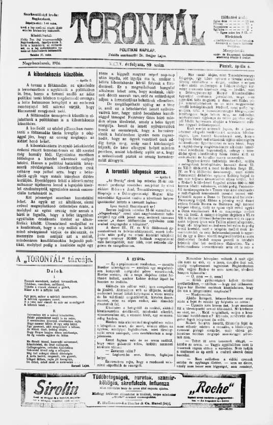 Torontál, 35. évf. 1906. április 6. 80. sz.