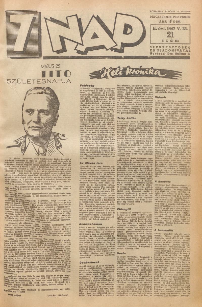7 Nap, 2. évf. 1947. május 23. 21. sz. 1–10. oldal