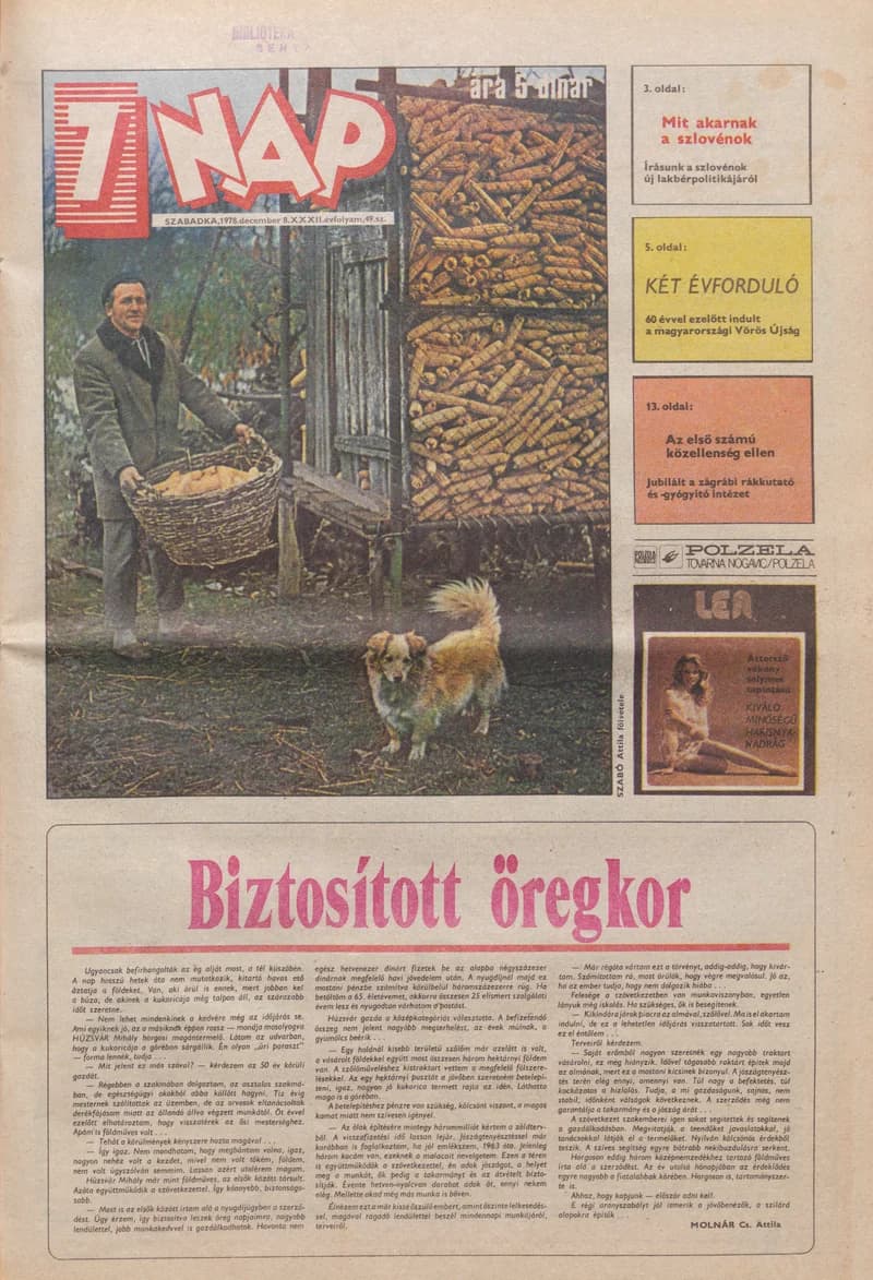 7 Nap, 33. évf. 1978. december 8. 49. sz. 1–24. oldal