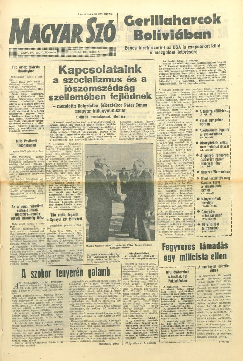 Magyar Szó, 24. évf. 1967. május 9. 124. sz. 1–16. oldal