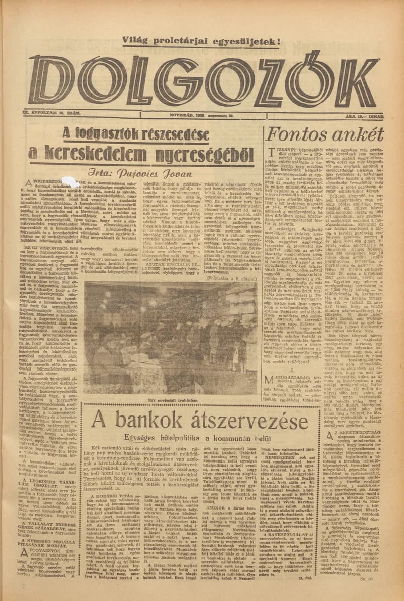 Dolgozók, 9. évf. 1955. augusztus 30. 34. sz.
