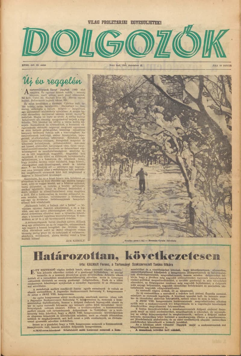 Dolgozók, 18. évf. 1964. december 31. 52. sz.