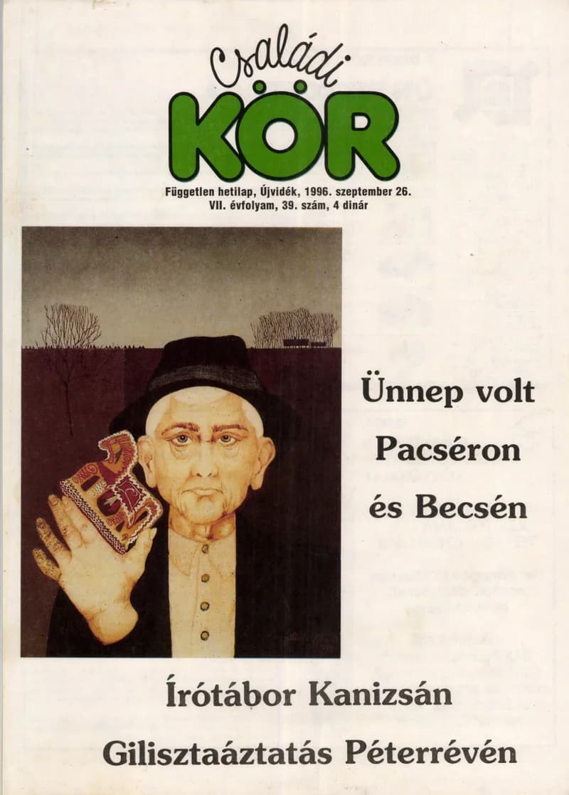 Családi Kör, 7. évf. 1996. szeptember 26. 39. sz.