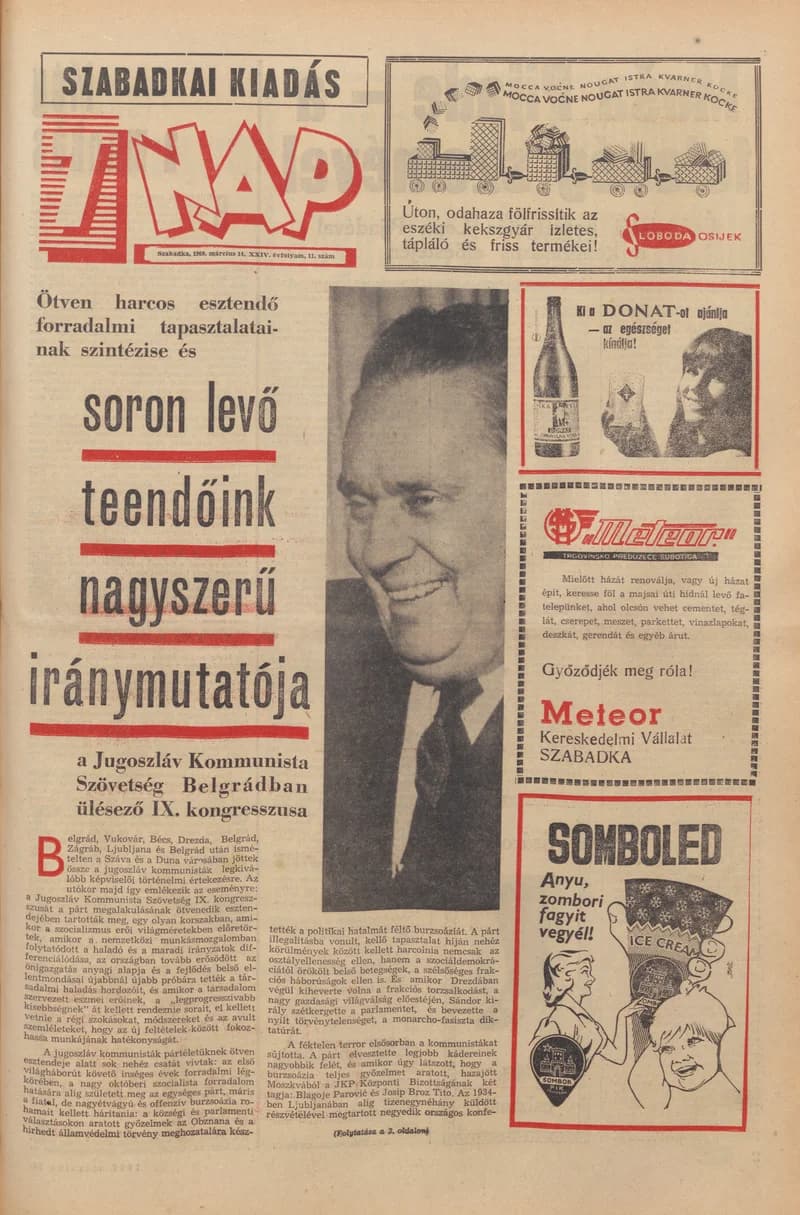 7 Nap, 24. évf. 1968. március 14. 11. sz. 1–16. oldal