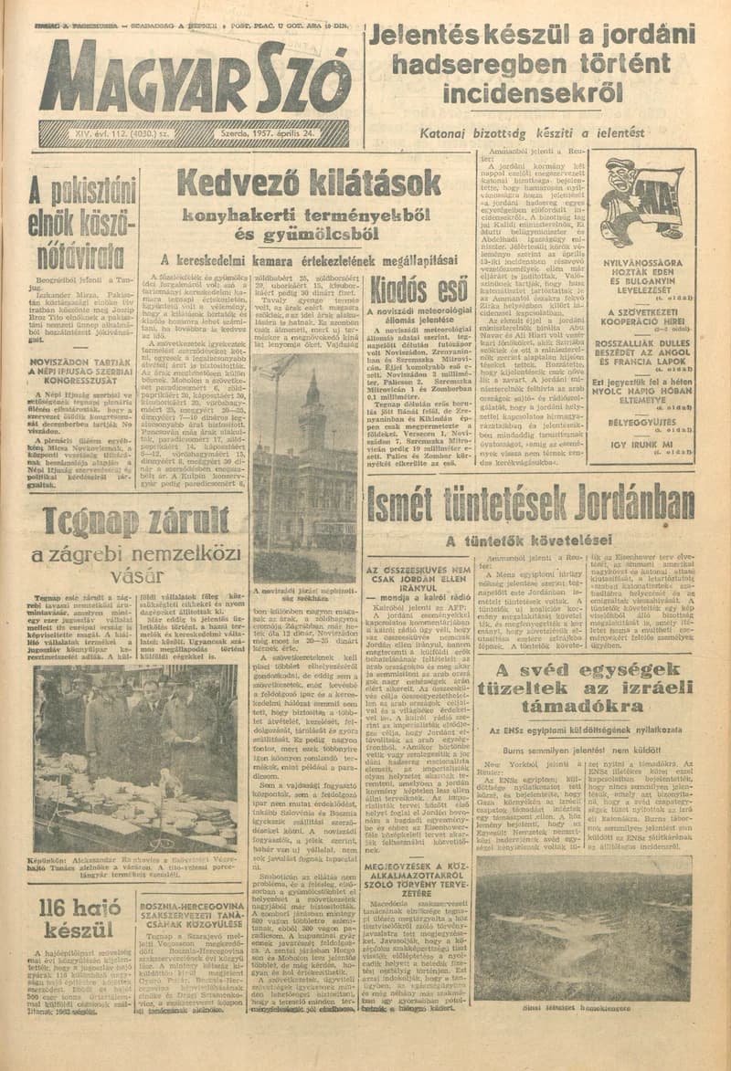 Magyar Szó, 14. évf. 1957. április 24. 112. sz. 1–10. oldal