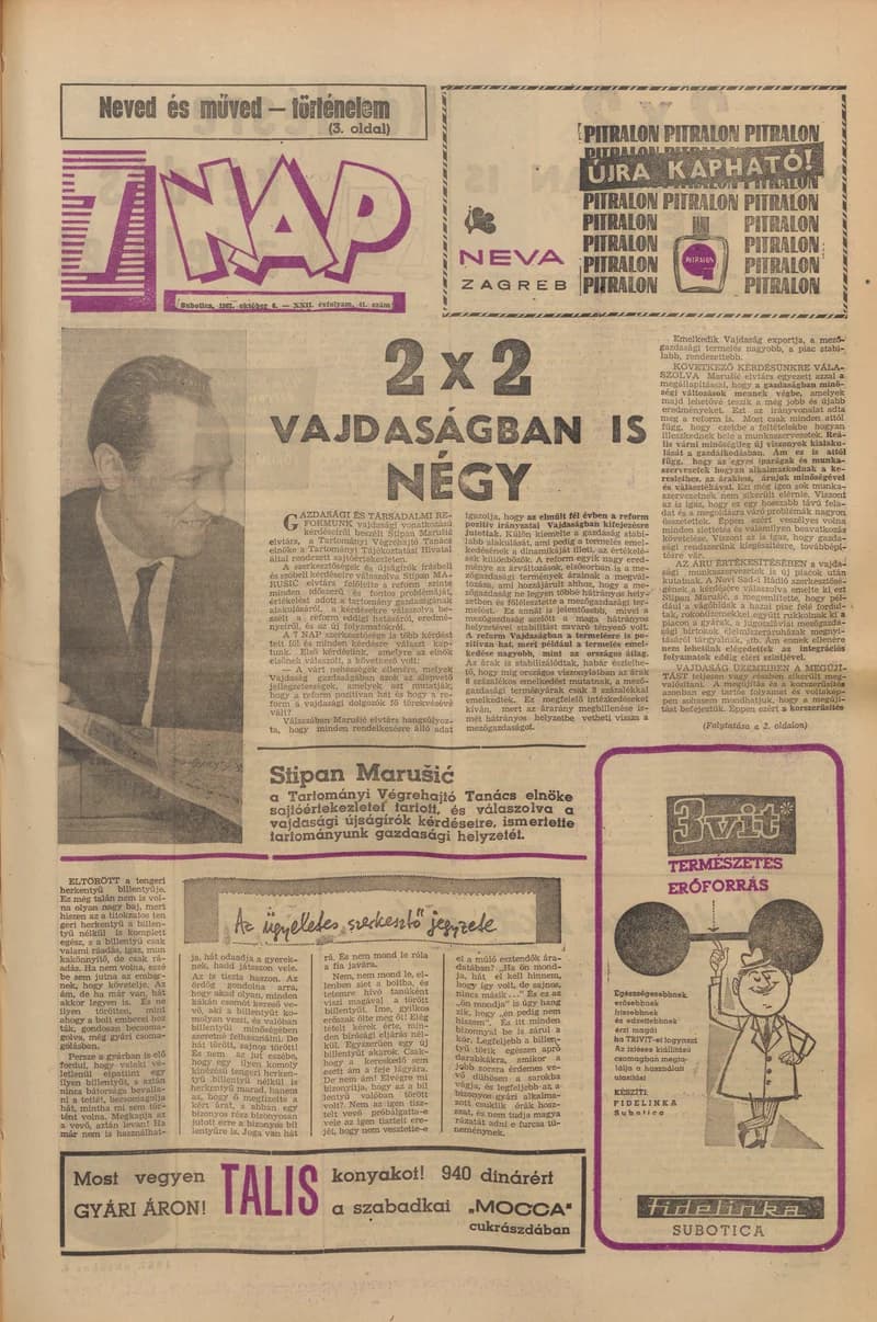 7 Nap, 22. évf. 1967. október 6. 41. sz. 1–20. oldal