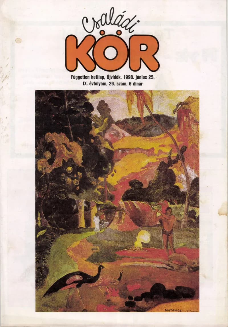 Családi Kör, 9. évf. 1998. június 25. 26. sz.