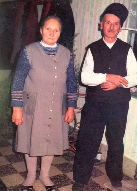 Nagy János  feleségével