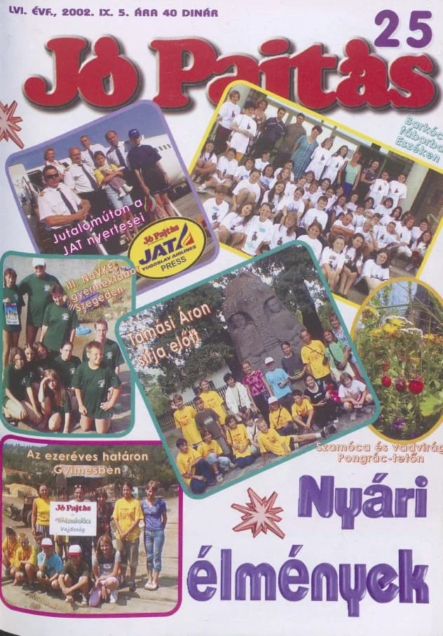 Jó Pajtás, 56. évf. 2002. szeptember 5. 25. sz.