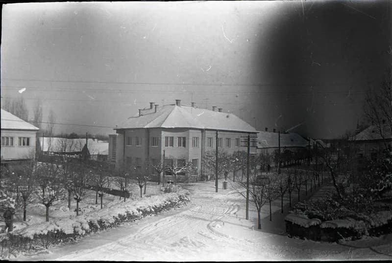 Martonos központja télen