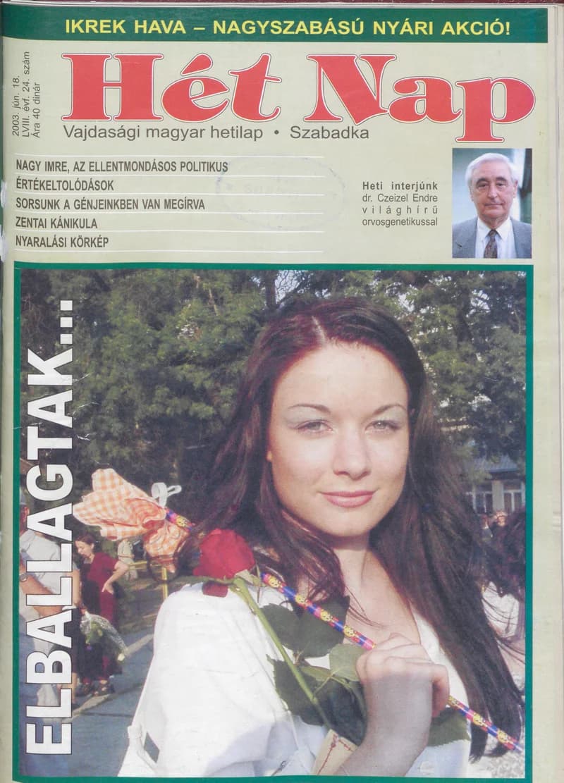 7 Nap, 58. évf. 2003. június 18. 24. sz.