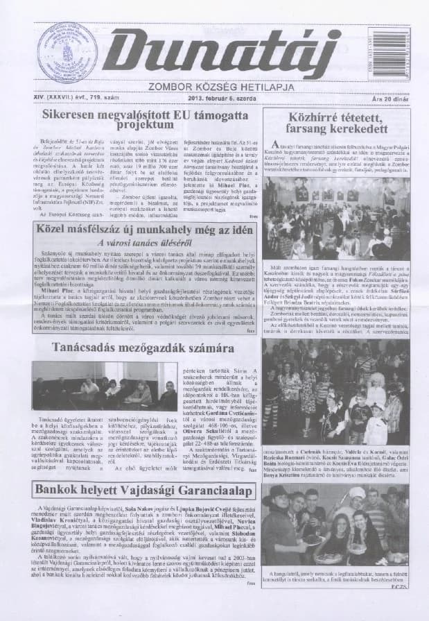 Dunatáj, 15. évf. 2013. február 6. 719. sz.