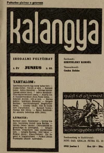 Kalangya, 1. évf. 1932. június 1. 2. sz. 65–136. oldal