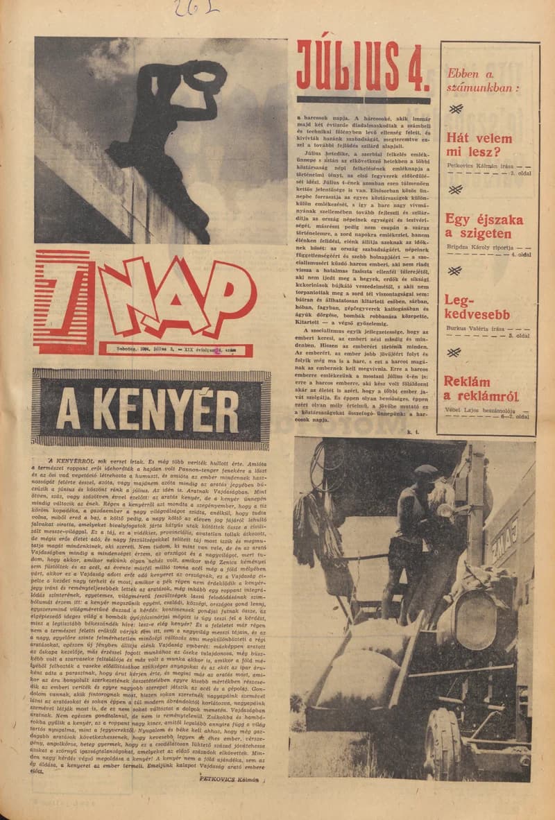 7 Nap, 19. évf. 1964. július 3. 26. sz. 1–24. oldal