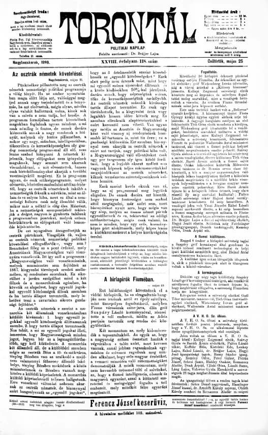 Torontál, 28. évf. 1899. május 25. 118. sz.
