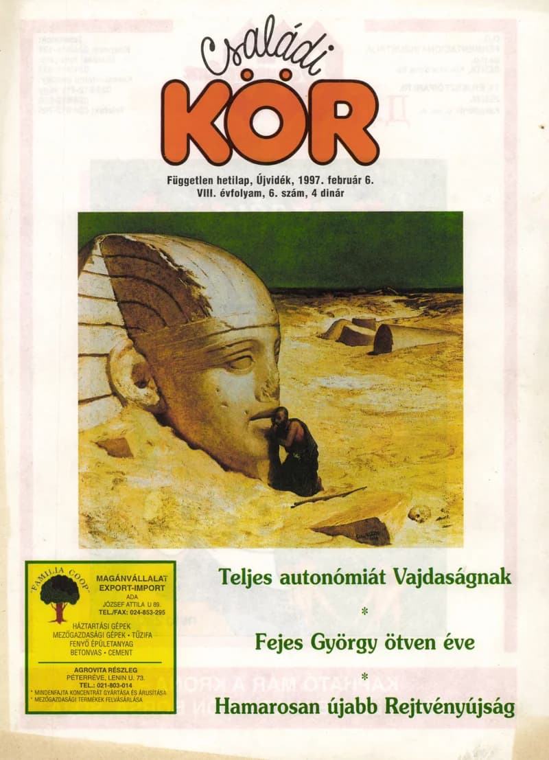 Családi Kör, 8. évf. 1997. február 6. 6. sz.