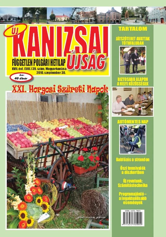 Új Kanizsai Újság, 17. évf. 2010. szeptember 30. 39. sz.