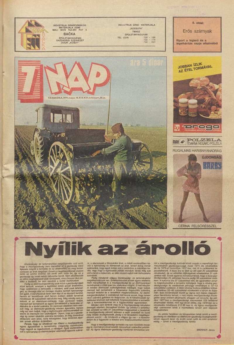 7 Nap, 34. évf. 1979. május 18. 20. sz. 1–24. oldal
