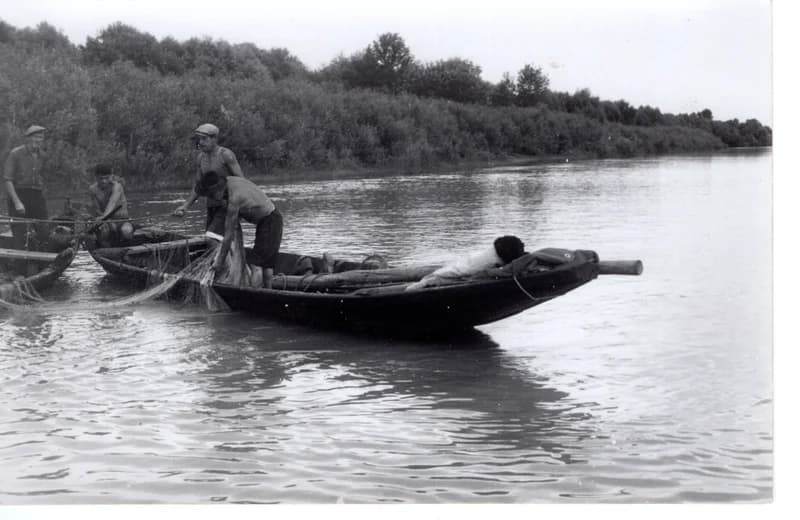 Halászok munka közben