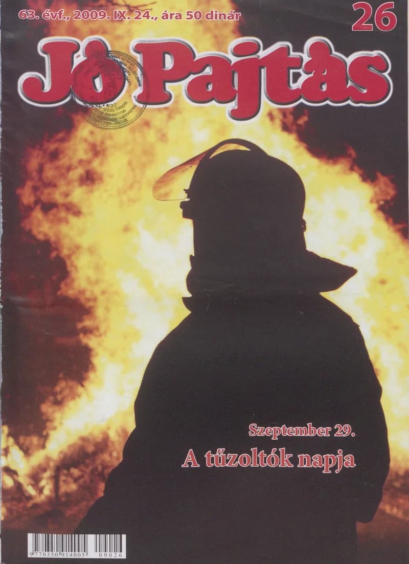 Jó Pajtás, 63. évf. 2009. szeptember 24. 26. sz.