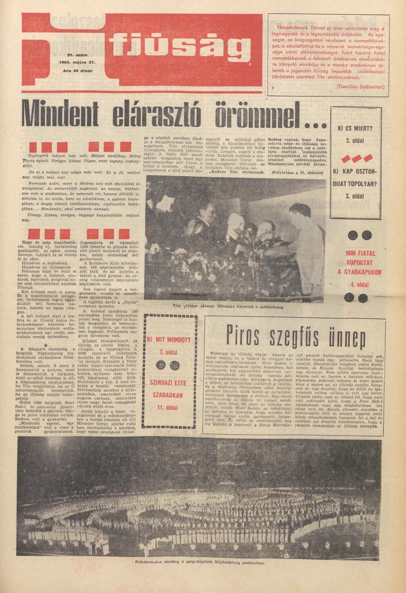 Ifjúság, 21. évf. 1965. május 27. 21. sz.