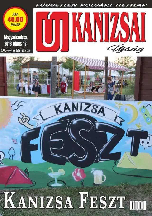 Új Kanizsai Újság, 25. évf. 2018. július 12. 26. sz.