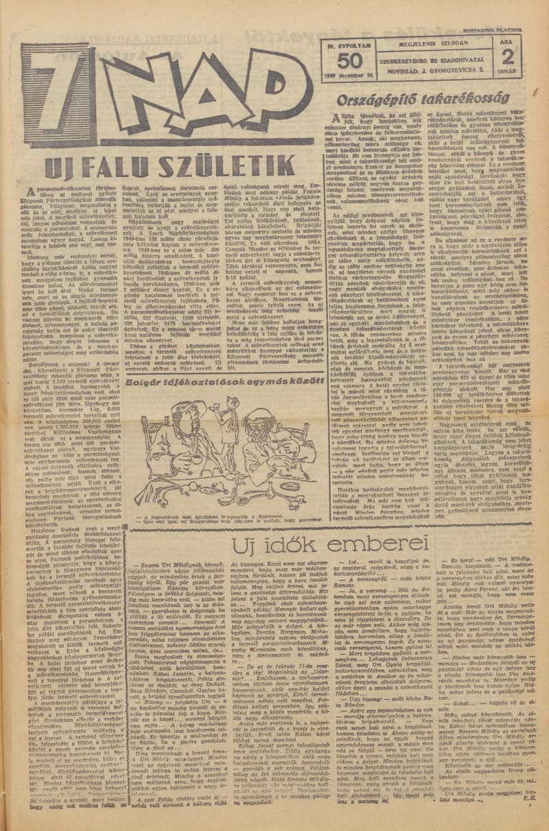 7 Nap, 4. évf. 1949. december 14. 50. sz. 1–4. oldal