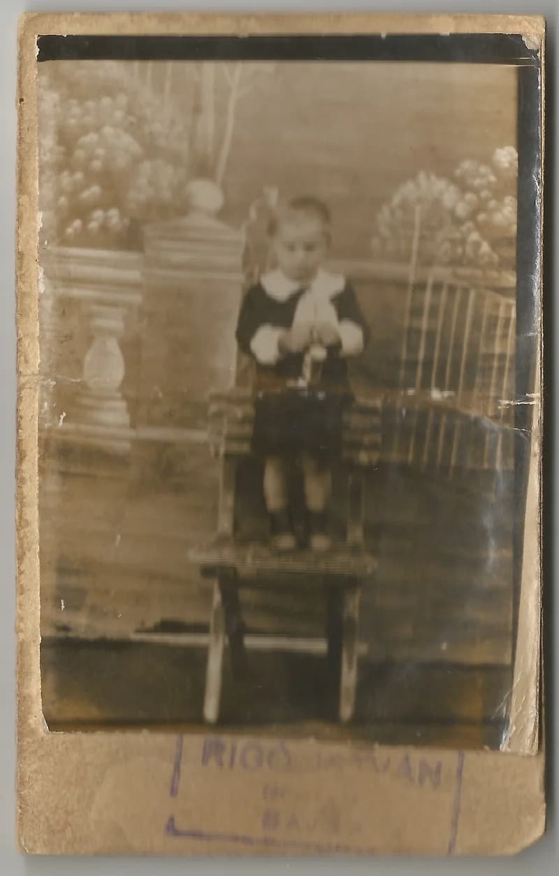 Földi Rudolf gyerekként